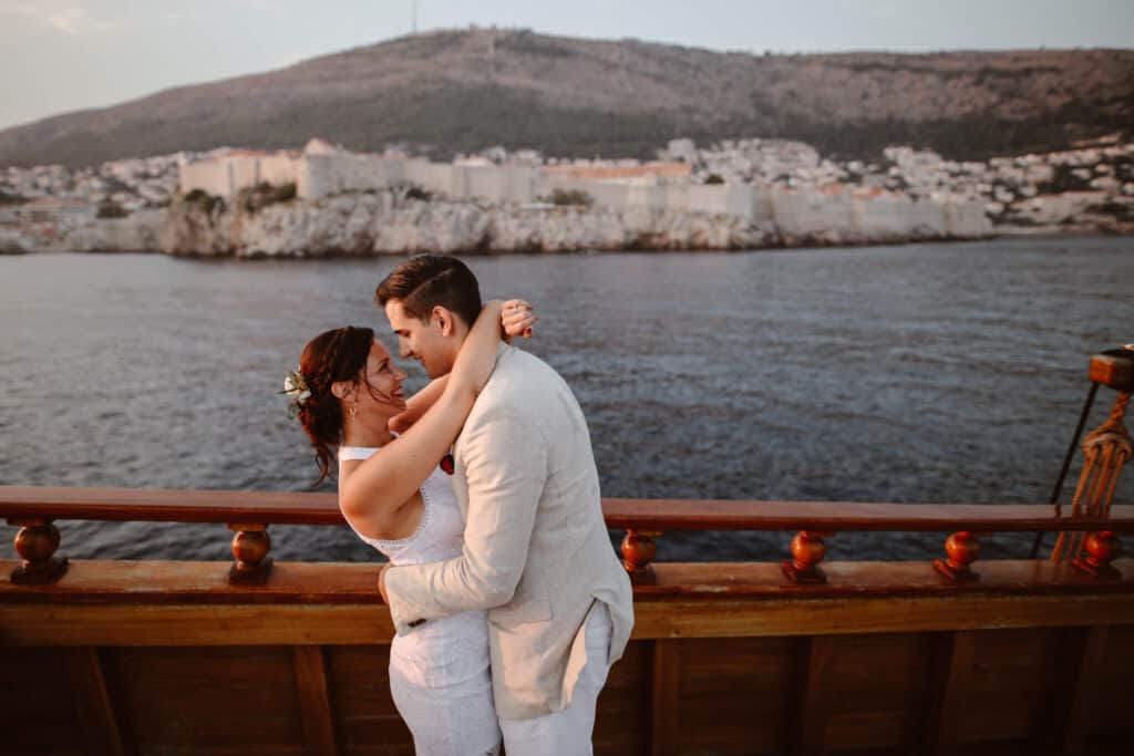 Dubrovnik karaka boat elopement matea stephan 16 | Croatia Elopement Photographer and Videographer