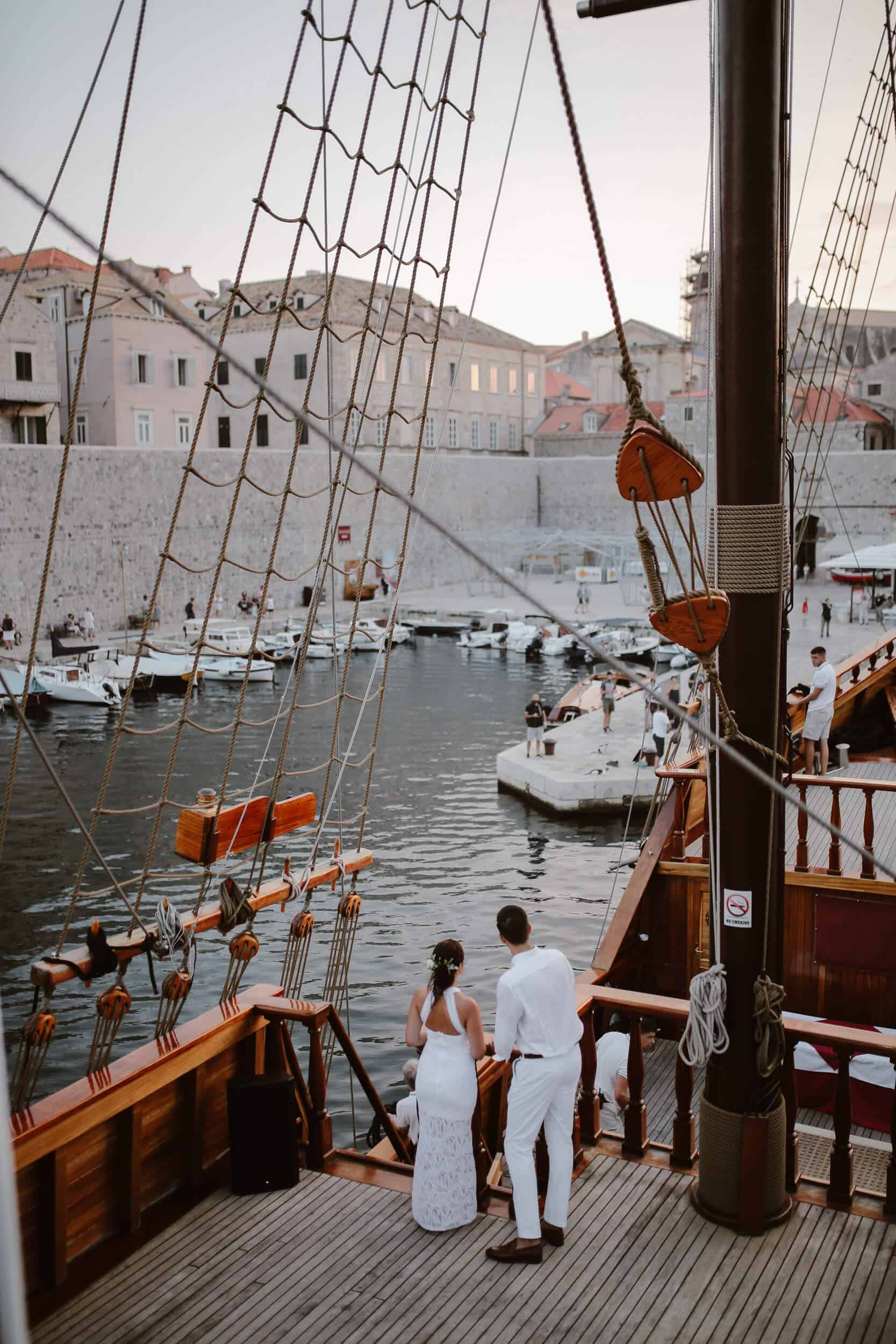 Dubrovnik karaka boat elopement matea stephan 19 | Croatia Elopement Photographer and Videographer
