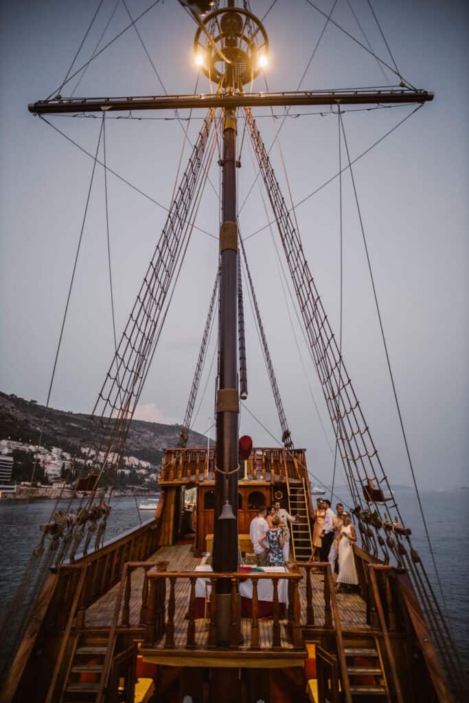 Dubrovnik karaka boat elopement matea stephan 24 | Croatia Elopement Photographer and Videographer