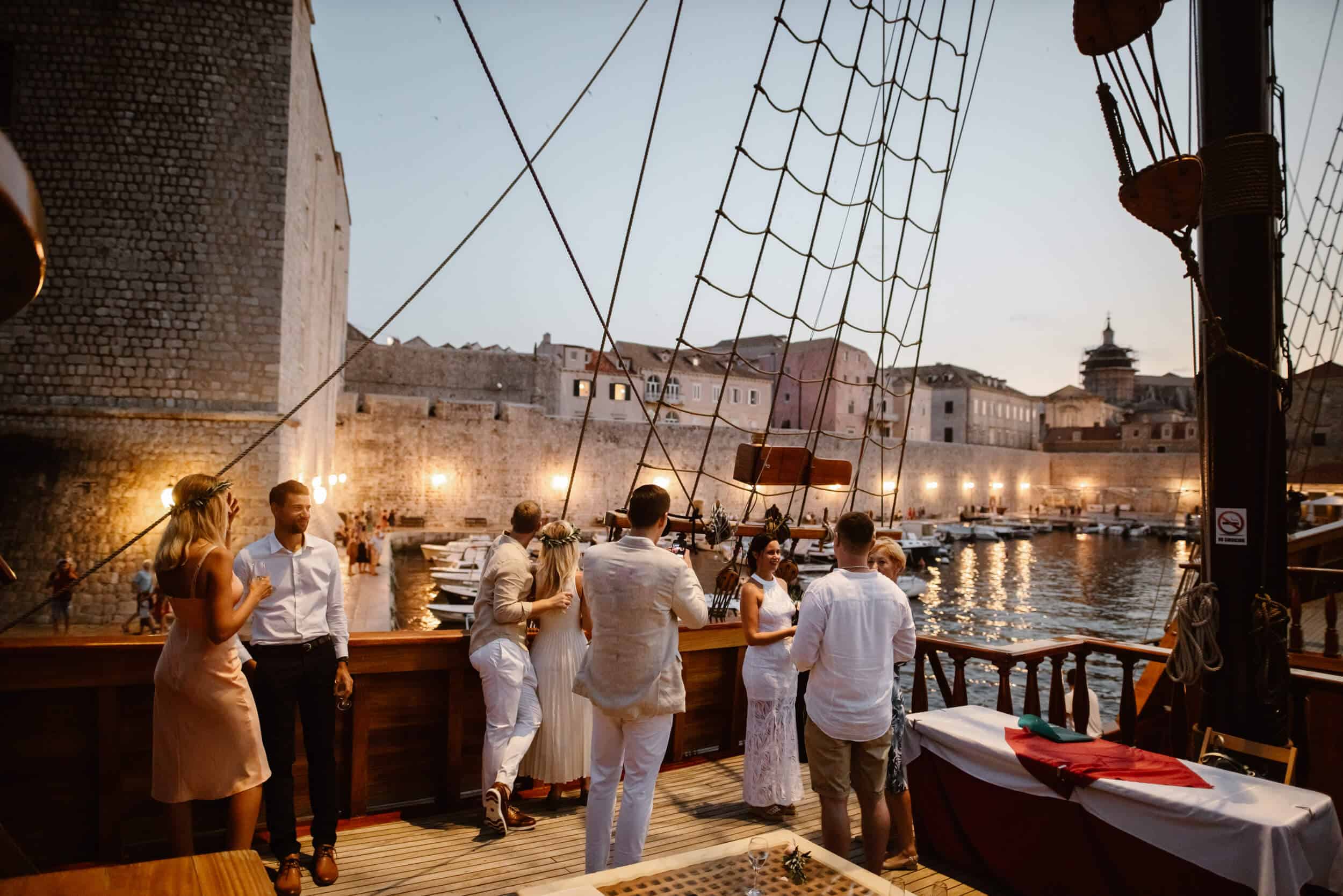 wedding venues in croatia - boat wedding venue karaka boat