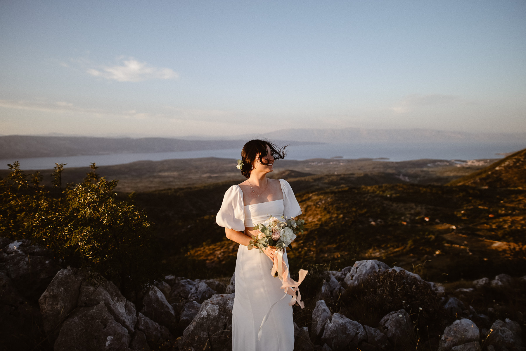 Hvar adventure hikig elopement 101 | Croatia Elopement Photographer and Videographer