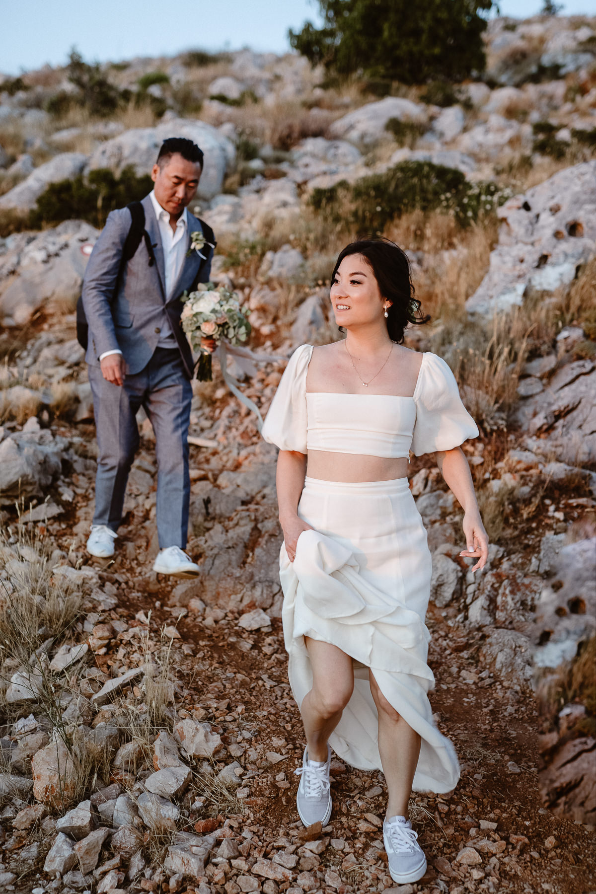 Hvar adventure hikig elopement 123 | Croatia Elopement Photographer and Videographer