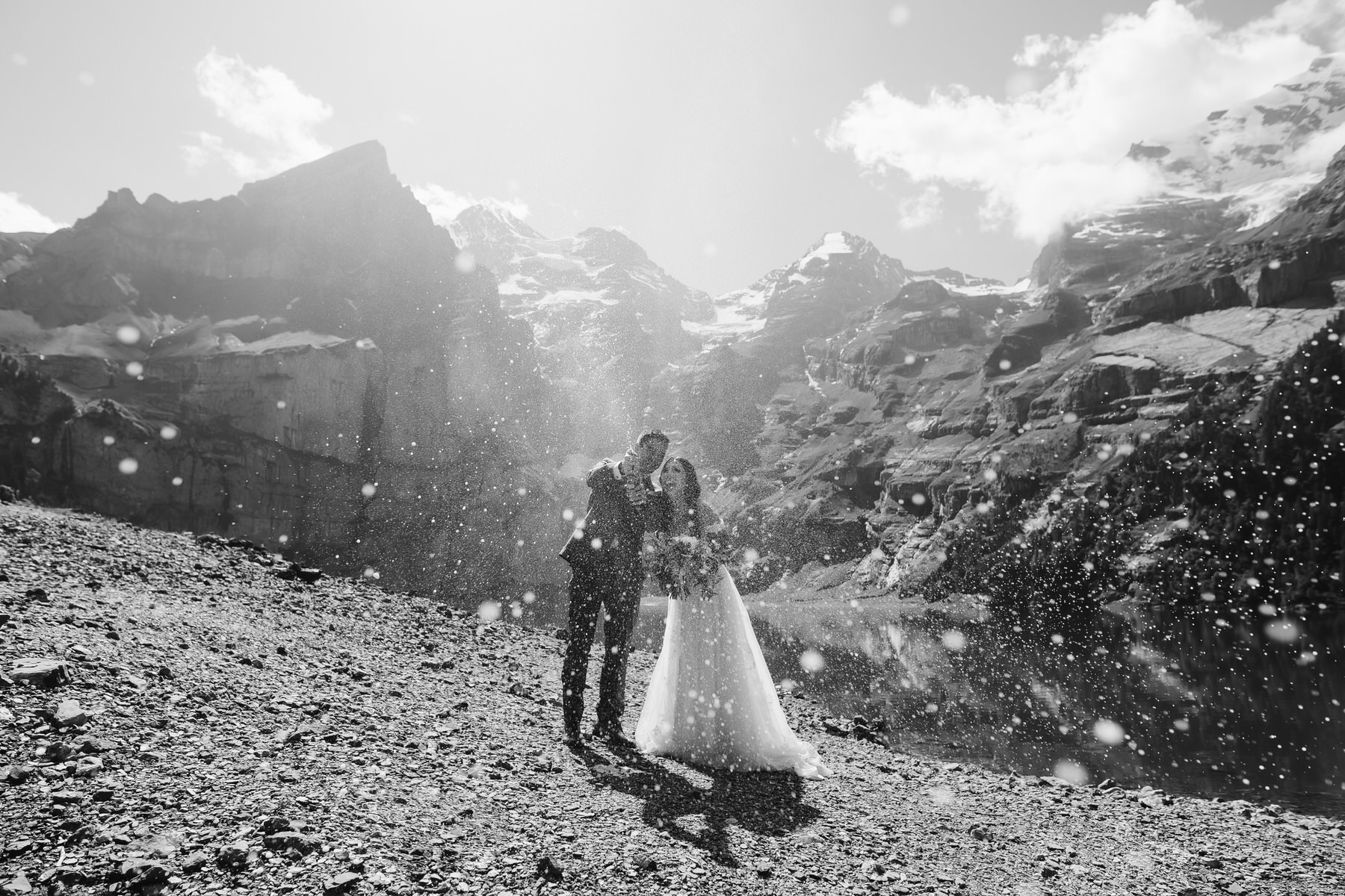 Oeschienen Lake Swiss Alps Switzerland Elopement Wedding 66 | Croatia Elopement Photographer and Videographer