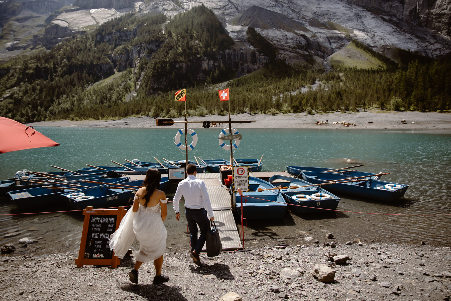 Oeschienen Lake Swiss Alps Switzerland Elopement Wedding 90 | Croatia Elopement Photographer and Videographer