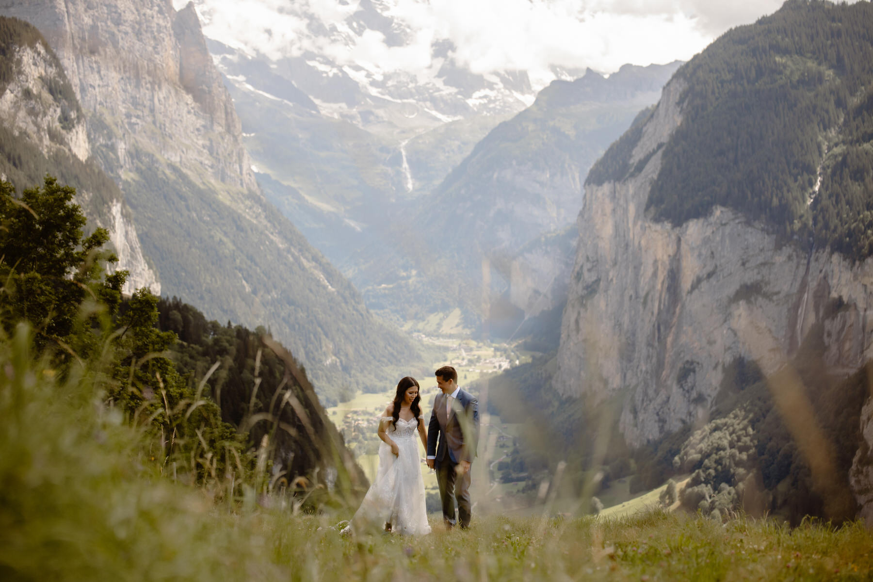 Swiss Alps Lauterbrunnen Switzerland Elopement Wedding 32 | Croatia Elopement Photographer and Videographer