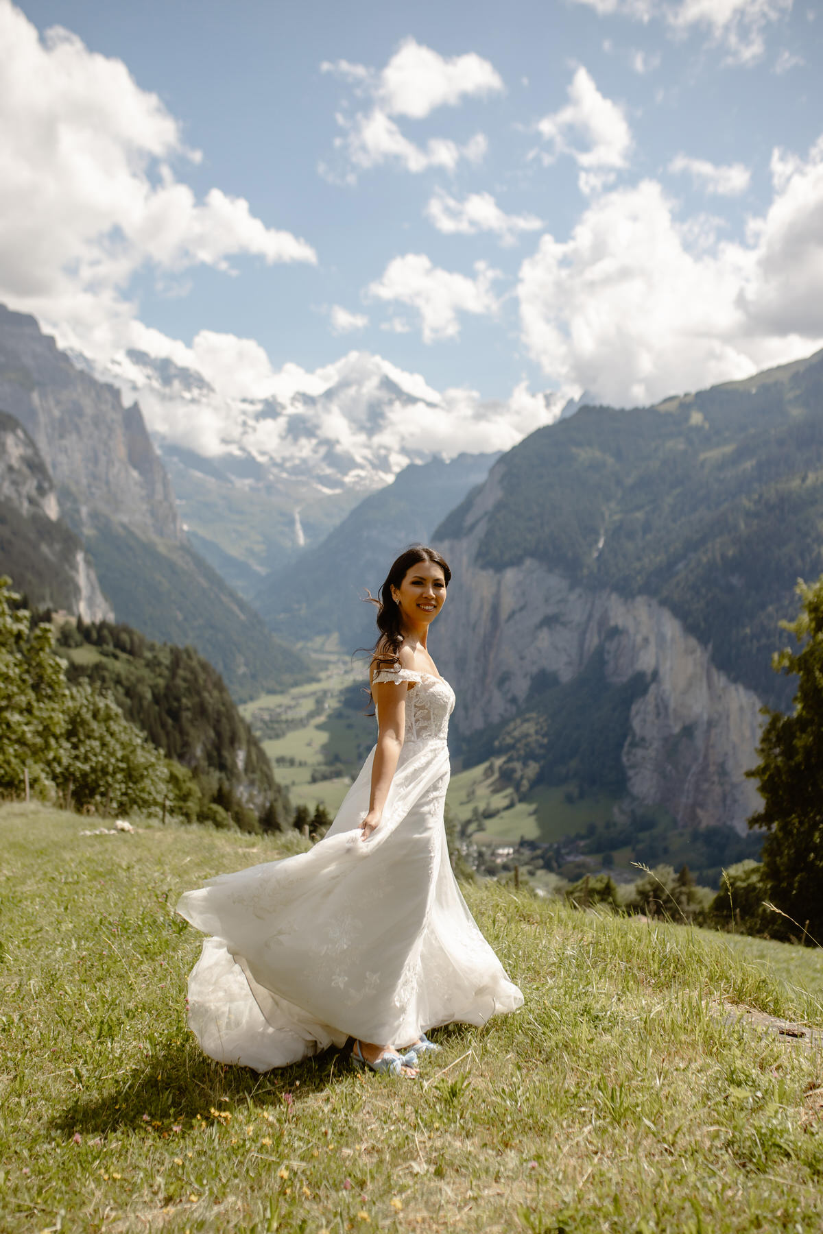 Swiss Alps Lauterbrunnen Switzerland Elopement Wedding 33 | Croatia Elopement Photographer and Videographer