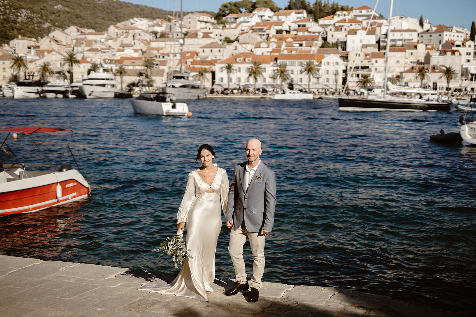 Hvar beach Elopement Wedding Jessie Blake 238 | Croatia Elopement Photographer and Videographer