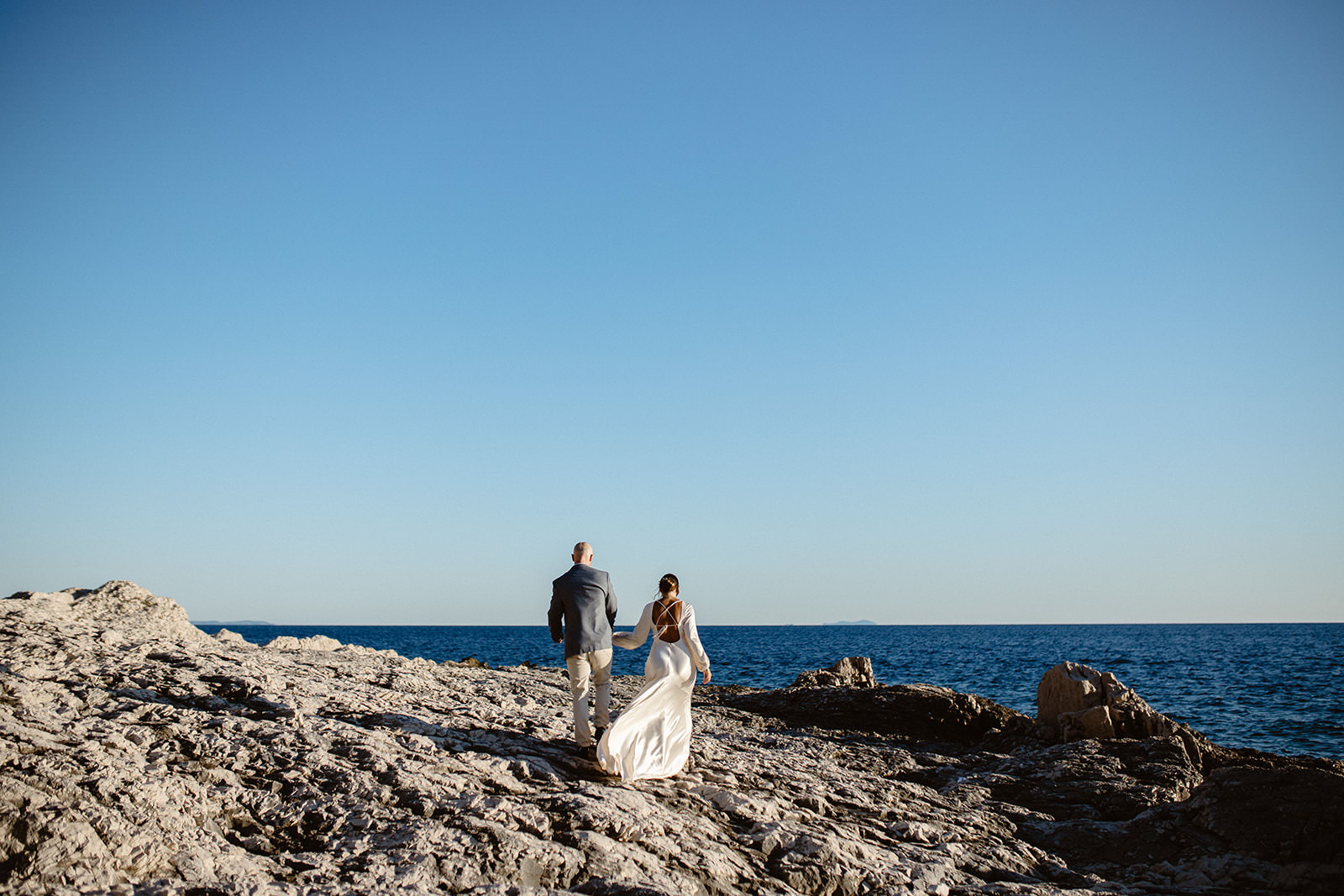 Hvar beach Elopement Wedding Jessie Blake 272 | Croatia Elopement Photographer and Videographer