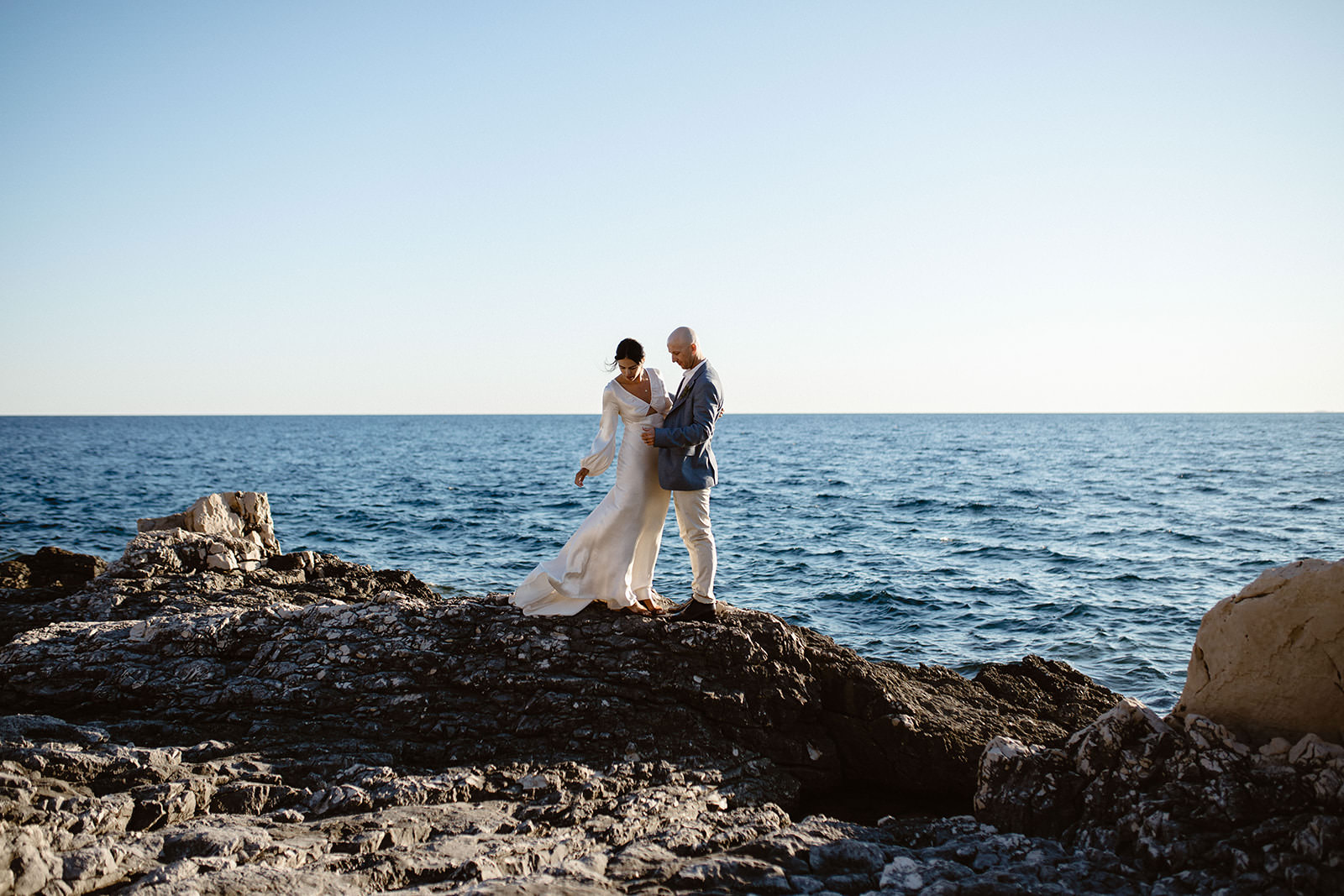 Hvar beach Elopement Wedding Jessie Blake 274 | Croatia Elopement Photographer and Videographer