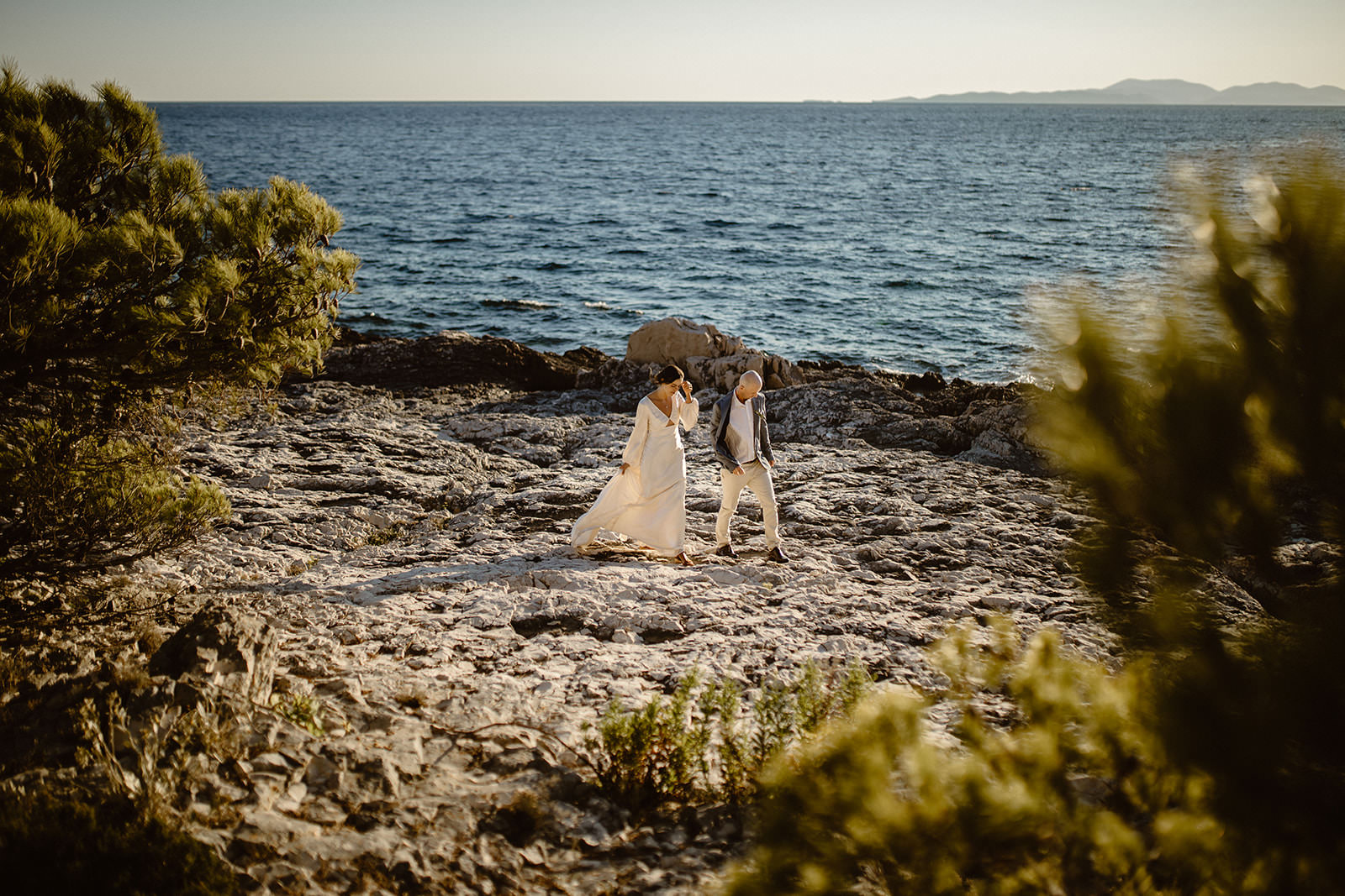 Hvar beach Elopement Wedding Jessie Blake 279 | Croatia Elopement Photographer and Videographer