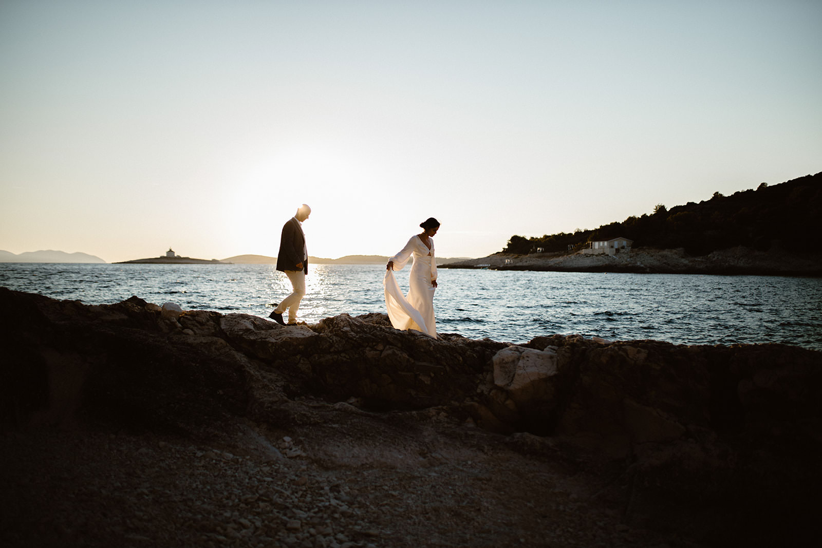 Hvar beach Elopement Wedding Jessie Blake 283 | Croatia Elopement Photographer and Videographer