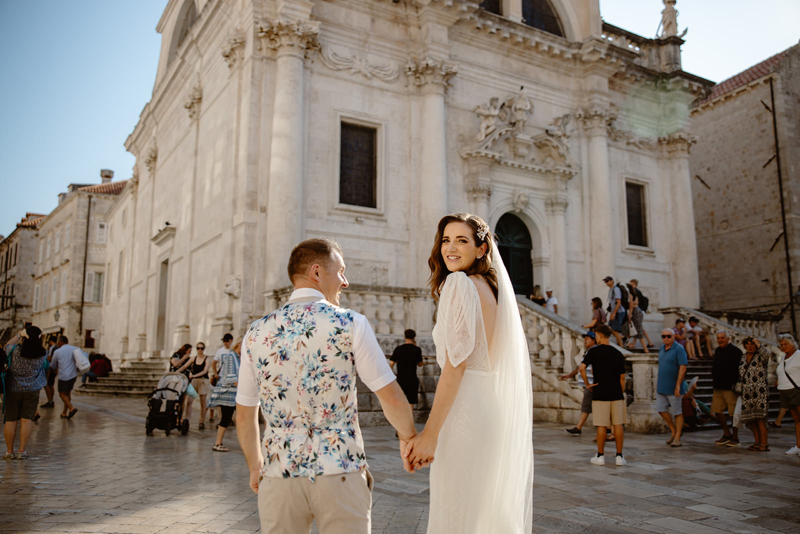 Sponza Palace Wedding Villa Rose Nicola Darren 20 | Croatia Elopement Photographer and Videographer