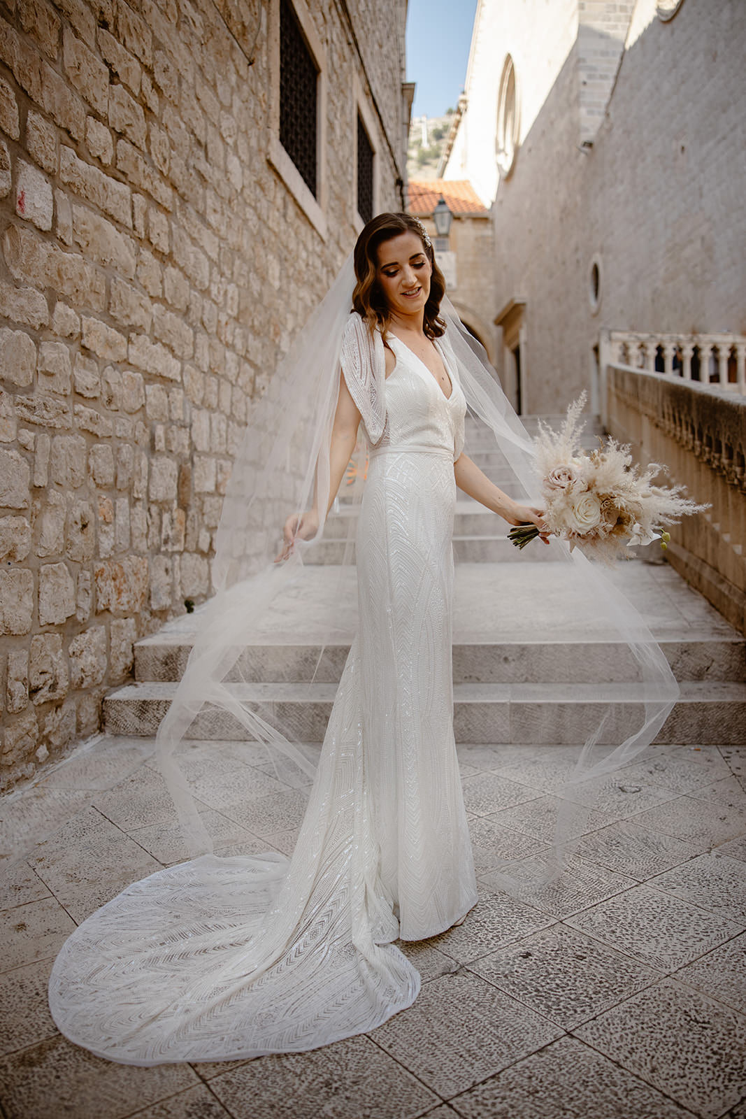 Sponza Palace Wedding Villa Rose Nicola Darren 9 | Croatia Elopement Photographer and Videographer